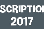 INSCRIPTIONS 2017